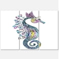 thumbnail image 2 of Design Art - Colorful Seahorse Watercolor, 2 of 3