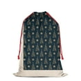 thumbnail image 3 of Christmas Bags Drawstring,Dark Blue Christmas Tree Pattern Large Xmas Christmas Gift Bags,Reusable for Xmas and New Year Party Favors and Supplies,27.6" X 19.7", 3 of 6
