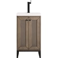 thumbnail image 5 of James Martin Vanities E303v20mbkwg Chianti 20" Free Standing Single Basin Poplar Wood, 5 of 7