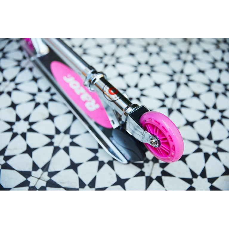 Razor A Kick Scooter for Kids - Pink, Lightweight, Foldable