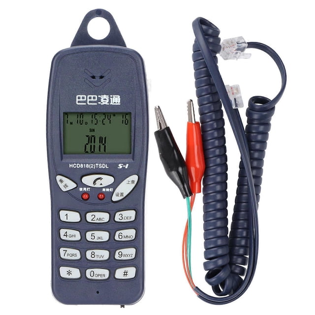 Telecommunication Control Telephone Dedicated Control Line with Clips Caller ID Reminder FSK DTMF Dual System for Telephone