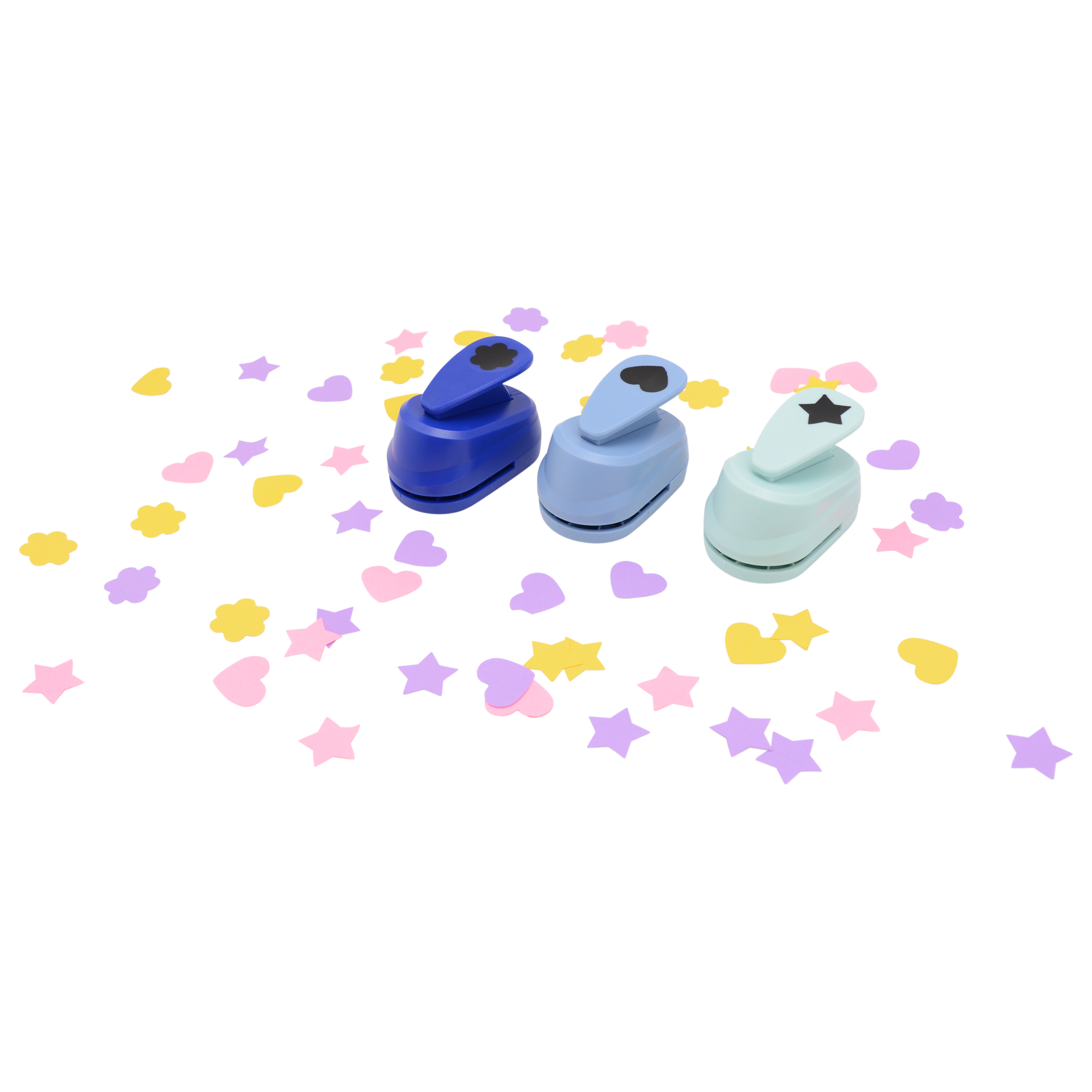 Westcott Jumbo Paper Punch Set 3-Piece Multicolor photo 4