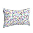 thumbnail image 2 of Bixox Butterflies on Polka Dots Printed Pillow Protector,Super Soft Ideal for Home,Guests,Rentals - 16"x24", 2 of 8