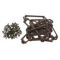 thumbnail image 6 of HILABEE 4x20pcs screw type label/card /tag holder drawer label pull for DIY red bronze 4 Pcs, 6 of 8