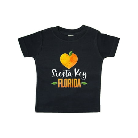 

Inktastic Siesta Key Florida Orange in Heart Gift Baby Boy or Baby Girl T-Shirt