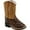 Brown Faux Horn Back Gator Print/Tan Canyon, variant on Old West Toddler's Faux Horn Back Print Boots