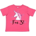 thumbnail image 3 of Inktastic Third Birthday Cute Unicorn Girls Toddler T-Shirt, 3 of 5