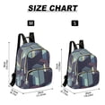 thumbnail image 2 of FORMRS Mini Backpack Purse for Women Quilted Travel Daypack Casual Shoulder Bag, Cube Stripes, 2 of 7