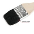 thumbnail image 3 of Unique Bargains 17' Length 2' Width Bristle with Long Wood Handle Black Bent Radiator Paint Brush, 3 of 5