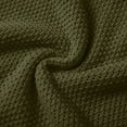 thumbnail image 7 of frariair Women High Neck Knitted Sweater Long Sleeve Thick Thread Pullover Winter Warm Cable Knit Fashion Top Dark Green XXXL, 7 of 7