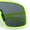 Green - Black, variant on Classic Mens Oversized Shield Wrap Around MTB Sport Plastic Sunglasses Blue - Black