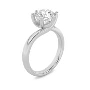 FireBorn Diamonds Fireborn IGI Certified Round-Shaped Diamond Engagement Ring, Bypass Shank Design… — $1,091.25 (25% off)