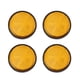 thumbnail image 1 of 4Pcs 6mm Reflector De Motocicleta De Advertencia Reflectante Amarillo De Montaje De Tornillo, 1 of 1