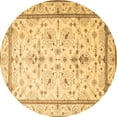 thumbnail image 1 of Ahgly Company Indoor Round Persian Brown Traditional Area Rugs, 8' Round, 1 of 4