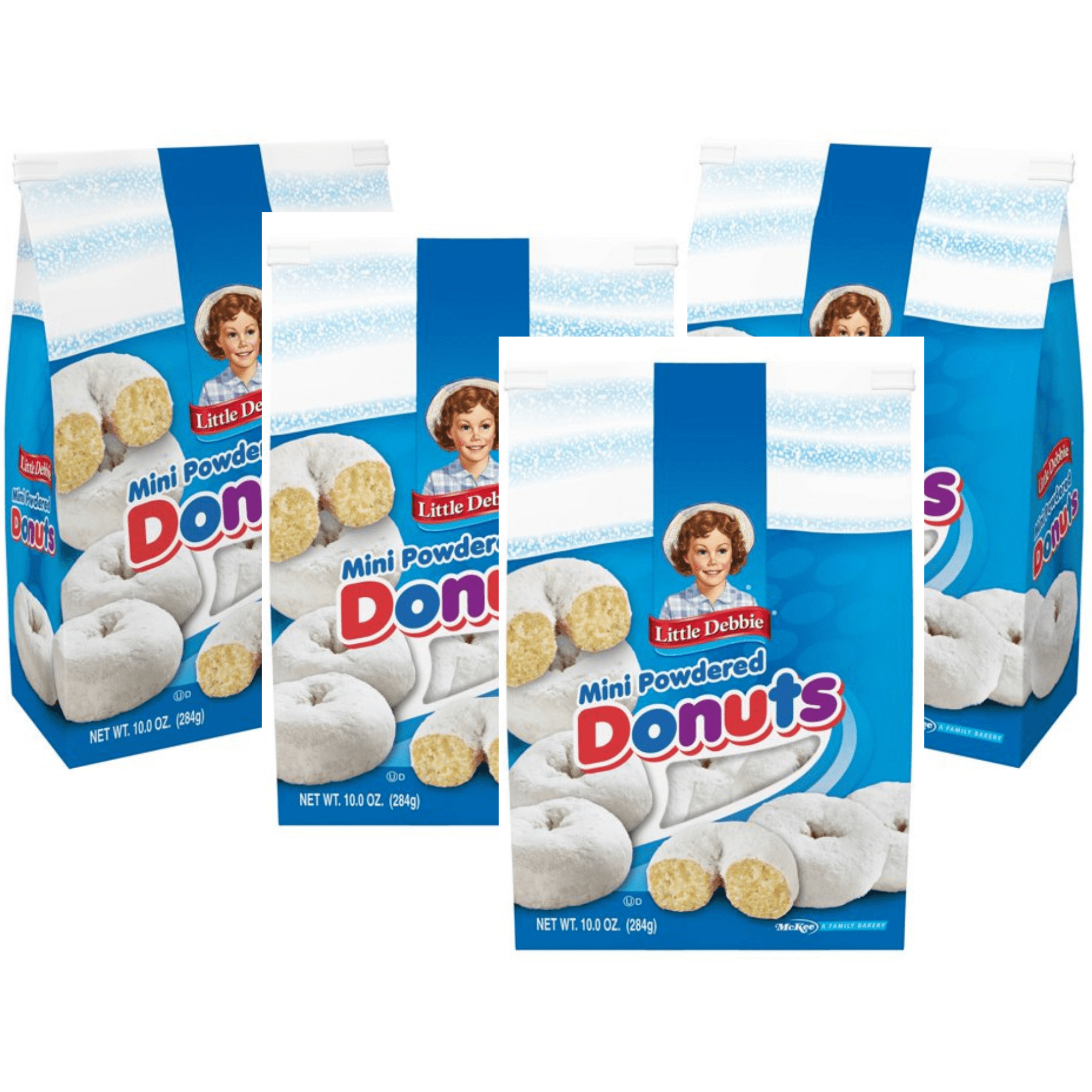 Little Debbie Powdered Mini Donuts, 4 Bags