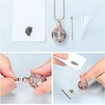 thumbnail image 6 of Crystal Cremation Urn Necklace for Ashes Tree of Life Locket Necklace Cremation Keepsake Memorial Ash Jewelry for Women Men, 6 of 7