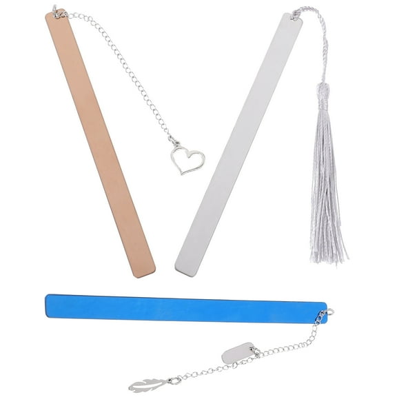 3 Pcs Leather Bookmark Bible Page Student Gift Bookmarks Note Pads Personalized Classic