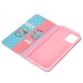thumbnail image 3 of Funda para teléfono con billetera de cuero PU con tarjetero y cubierta protectora con tapa protectora con botón magnético para Iphone 12 Pro, 3 of 8