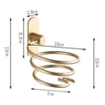 thumbnail image 3 of Soporte para secador de pelo JS Gold - Sin perforaciones Adepaton 2034965-2, 3 of 9