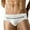 White, variant on Mens Swim Thongs Swim Brief Men Bikini Summer Swimsuits Beach Swimwear Briefs (Light Blue,S)