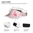 thumbnail image 4 of Disketp Cute Flamingo With Heart Sun Visors For Women Men Unisex Tennis Golf Visor Hat Adjustable Summer Hats Sport Outdoor Visor Hat Uv Protection Cap, 4 of 8