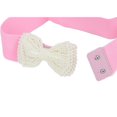thumbnail image 3 of Pearl Imitation Belt with Bow Elastic Waistband Belts Nylon Belt Bag for Women Fashion Belts for Men Buckle Style Leather under Belt X Belt Belt Buckles Men Western Cowboy Wing Belt Dressy, 3 of 3