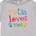 thumbnail image 3 of Inktastic My Tia Loves Me Toddler Hoodie, 3 of 4
