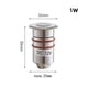 thumbnail image 3 of Mini lámpara LED IP68 de acero inoxidable resistente al agua para piscina, 12 V CC, 24 V, para escaleras, caminos, jardines, terrazas, focos subterráneos, 3 of 5