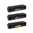 thumbnail image 1 of PrinterDash Compatible Replacement for Color LaserJet Pro M255/M282/M283 Series High Yield Toner Cartridge Combo Pack (C/M/Y) (NO. 206X) (W2110XCM-DYI) - (NO CHIP), 1 of 8