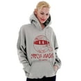 thumbnail image 3 of Ninja Samurai Japan Sneaky Stealthy Unisex Plus Fleece Graphic Hoodie Brisco Brands 4X, 3 of 5