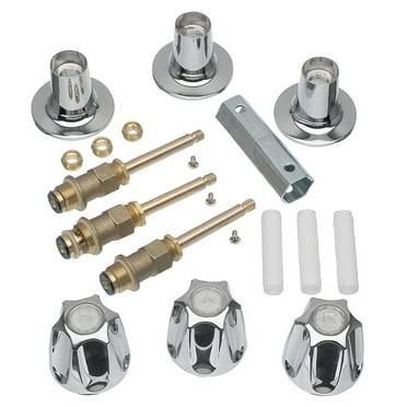 Danco 9D00039619 Chrome Tub/Shower 3-Handle Remodeling Kit for Price Pfister Verve