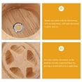 thumbnail image 2 of Miangastore Nightlight Base Night Light Storage Base Synthetic Material Beige 1Set 2.4x2in, 2 of 8