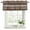 Brown, variant on Brown Beige Wooden Curtain Valances for Windows, Kitchen Valance Window Treatments Panel 2 Pack, Vintage Farmhouse Retro Art Rod Pocket Short Curtains for Bathroom Bedroom 54 x 18 Inch