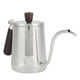 thumbnail image 2 of Cafetera portátil de acero inoxidable de 700 ml con pico de cuello de cisne largo, hervidor de café para uso doméstico o en cafeterías, color plateado, 700 ml, 2 of 14