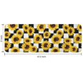 thumbnail image 7 of Black White Checker Sunflower Pattern Kitchen Rug Mat,Kitchen Runner Rugs Non Skid Washable,Decorative Kitchen Floor Mats for Kitchen,Sink,Laundry,17"x47.2", 7 of 7