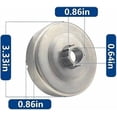 thumbnail image 3 of Chainsaw Clutch Drum Rim Sprocket Kit 3/8-7T for Stihl Chain Saw 066 MS660 MS650 064 G660 with Clutch 1122 160 2002 Washer Needle Bearing 1122 007 1000, 3 of 7