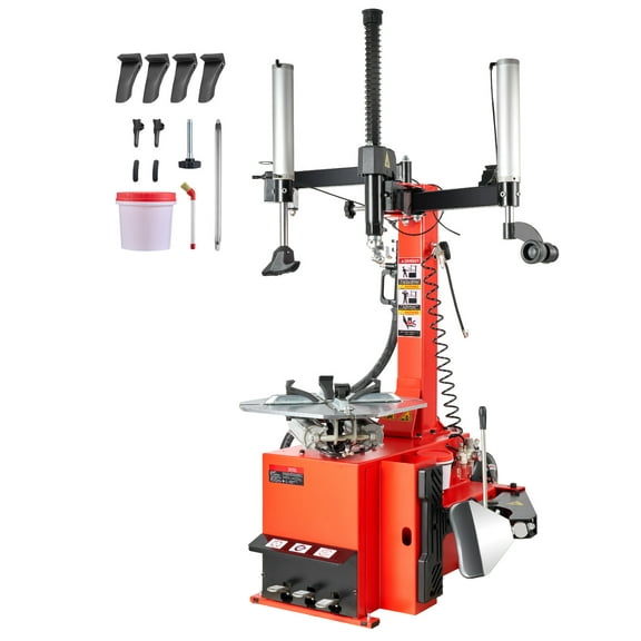 KFFKFF Wheel Alteration Apparatus, 1.5HP Bronze Engine, Robust Wheel Modification Tool with Air Pressure Indicator & Pneumatic Support Arm, Foot-Controlled Wheel Alteration Device