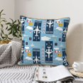 thumbnail image 6 of Kll Airplanes And Aviation Signs Decorative Throw Pillow Covers Velvet Soft For Couch Sofa Bedroom Living Room Outdoor -20"X20", 6 of 8