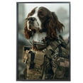 thumbnail image 2 of English Springer Spaniel Wall Art Soilder Dog Posters - English Springer Spaniel Dog Canvas Wall Art For Bedroom Decor - Inspirational Wall Art - Gifts For Women, 2 of 6