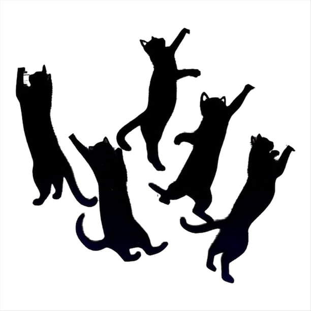 Marcadores de Metal con Forma de Negro, Ideales para Amantes de los Gatos. Marcapáginas con Forma de Gatito, Separador de Páginas.