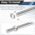 thumbnail image 5 of Uxcell 2Pack Shaft Collar, 40mm Bore 20mm Thick Aluminum Alloy Axle Collars 60mm OD Locking Ring with Ball Head Hex Key for Industry CNC Machine Tools, Gearbox Assemblies, Silver, 5 of 7