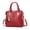 Red, variant on Stylago Women's Purses and Handbags with Tassel Pendant Trendy Leather Tote Messenger Bags Zipper Crossbody Shoulder Bag Red