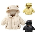 thumbnail image 4 of LNMQLPDBS Little Boys Winter Coat Baby Winter Snowsuits Girls White Puffer Vest Girl Tops 18m Boy Clothes Infant Girl Clothes 3-6 Months Girls 10-12, Yellow 3-4 Years, 4 of 5