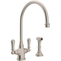 Perrin And Rowe U.4710-2 Georgian Era 1.8 GPM Single Hole Kitchen Faucet - Nickel