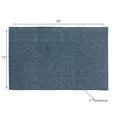 thumbnail image 2 of Chambray Ribbed Placemat Denim Blue 13 X 19 - Set of 12, 2 of 3