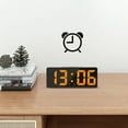 thumbnail image 7 of Christmas Gifts Liweisiy Digital Alarm Clock Simples Led Large Digital DisplayAlarm Clock Fully Functional Desktop Bedside Study Kitchen Clock Black Frame D5148 Orange 16*6.9*3.2Cm, 7 of 7