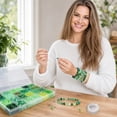 thumbnail image 7 of 2026 Beaded Plant Kit, Forever Plant Beads Making Diy Craft, Green Beads for Artificial Potted Plant Home Decoration B-1200pcs, 7 of 7