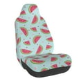 thumbnail image 1 of Wukai Watermelon Full Set Car Seat Covers with Soft Padding Universal Auto Front Seats Protector and Cushion Mat, 1 of 5