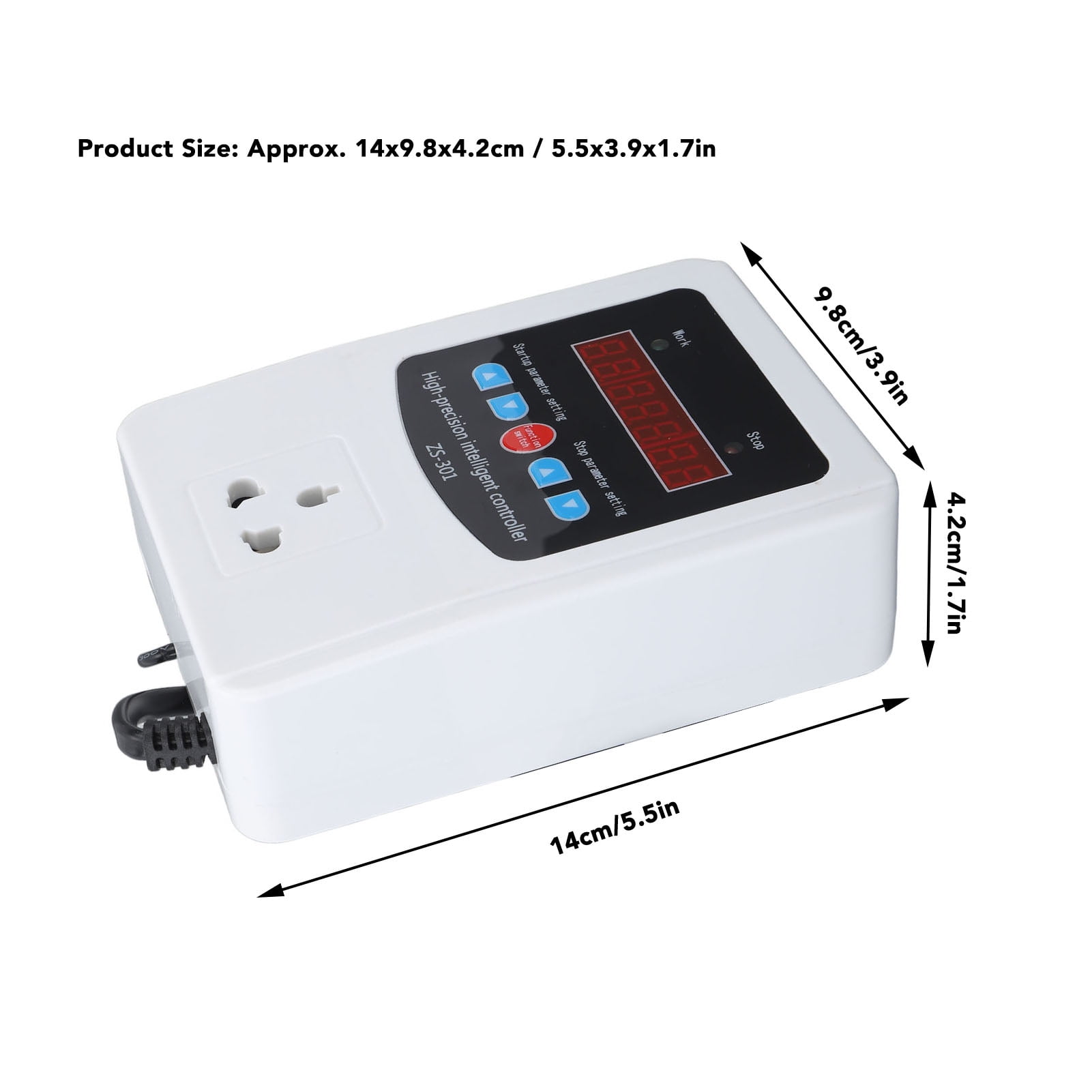 Nieyigj 1500W Digital Humidity Controller with LCD Display, AU Standard 220V Humidistat for Greenhouse and Home Farm, 5.5 x 3.9 x 1.7 inches / 14 x 9.8 x 4.2 cm