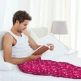 thumbnail image 5 of Naloa Breast Cancer Awareness6 Pajama Pants Men, PJ Bottoms, Sleep & Lounge Pants-Large, 5 of 6
